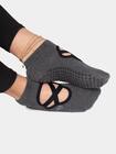 Komplet joga – legginsy S i skarpety ABS szare