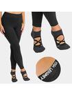 Komplet joga – legginsy 2XL i skarpety ABS grafitowe