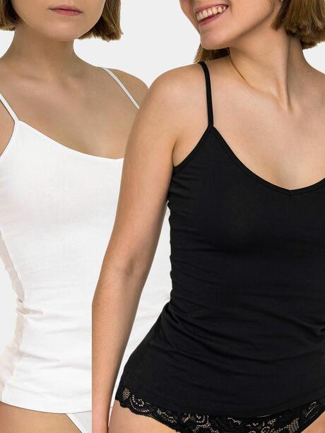 Top na ramiączkach 2-pak S