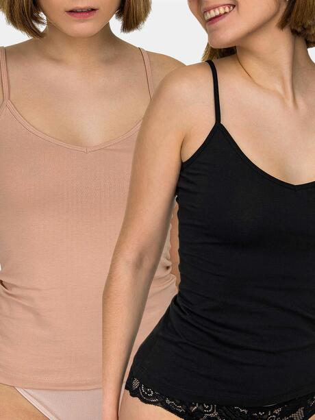 Top bawełniany 2-pak 2XL