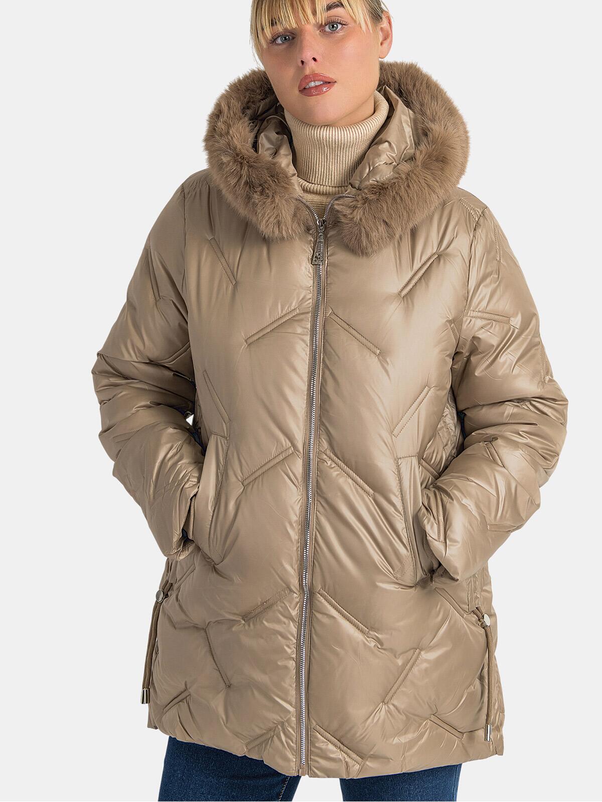 Kurtka plus size z kapturem