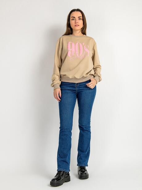 Bluza bawełniana z nadrukiem