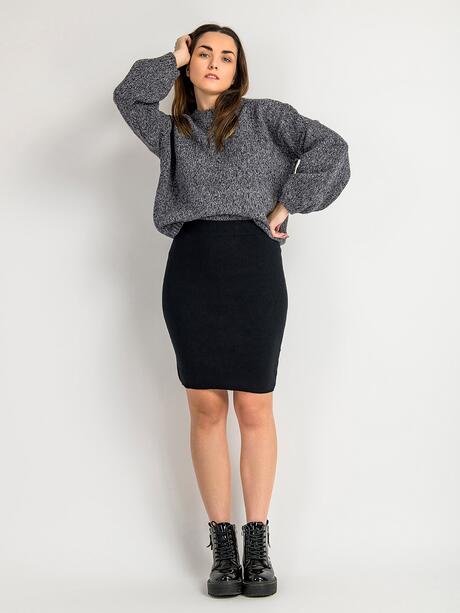 Spódnica z domieszką wiskozy