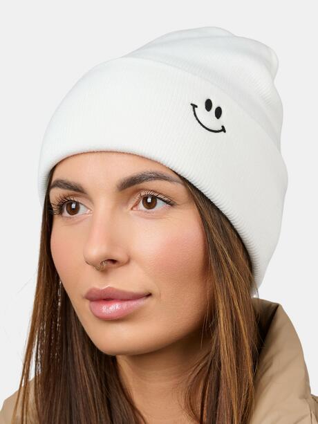 Czapka z uśmieszkiem