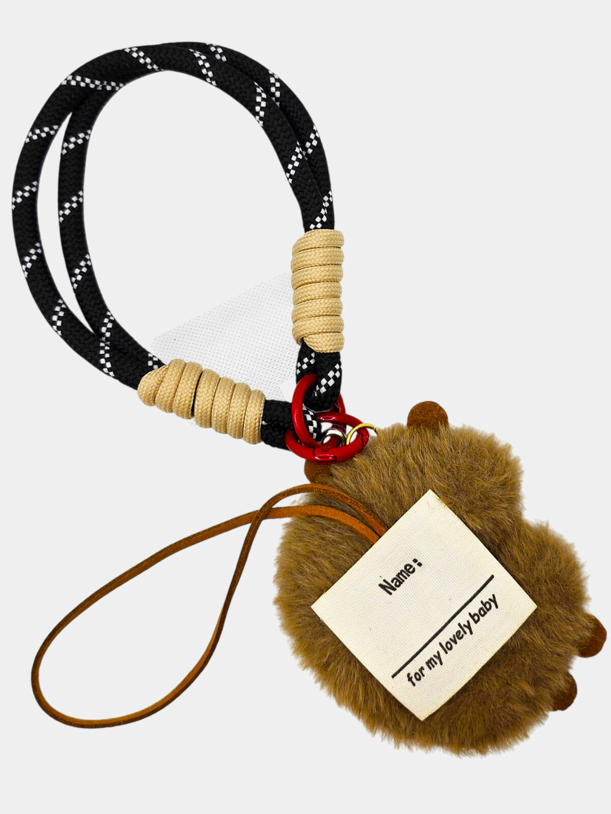 Pluszowy brelok do telefonu