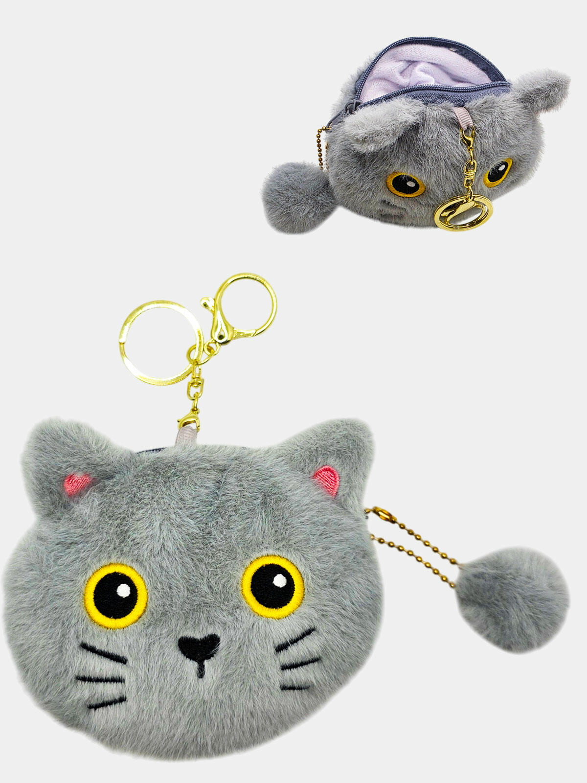 Pluszowy brelok z kieszonką