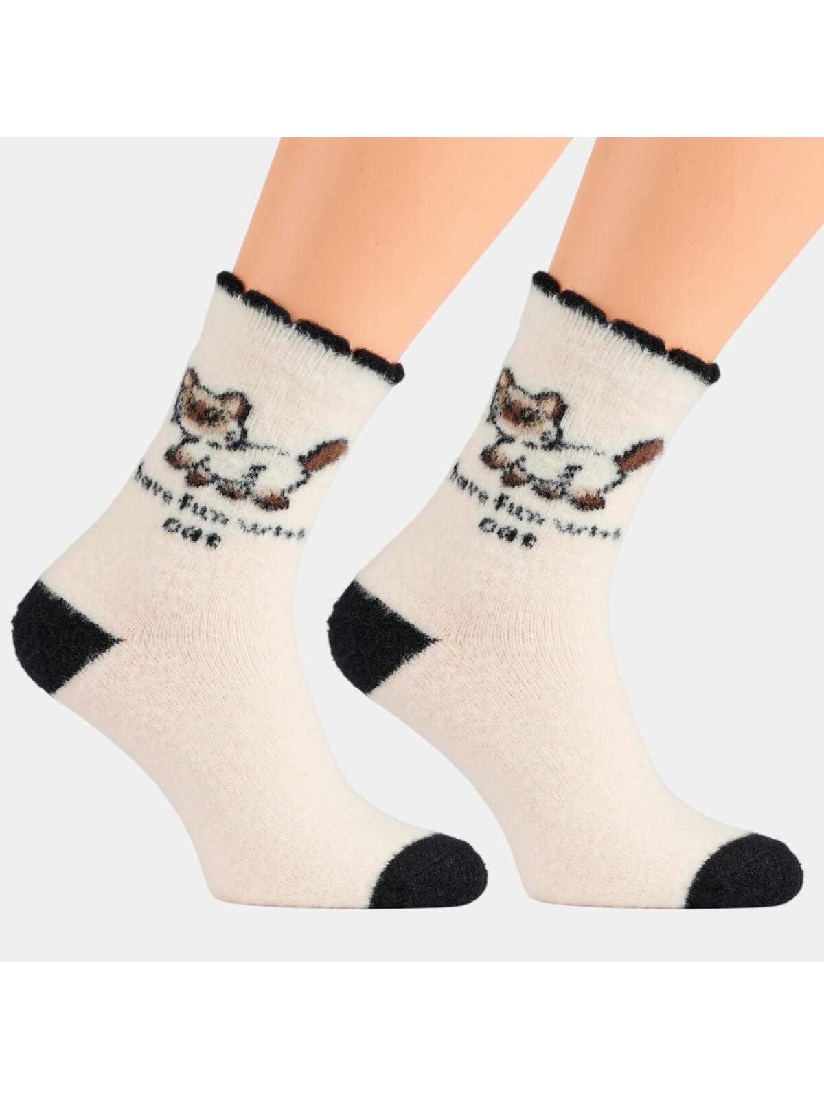 Wzorzyste miękkie skarpetki 35/38