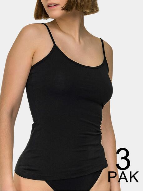 Top na ramiączkach 3-pak XL