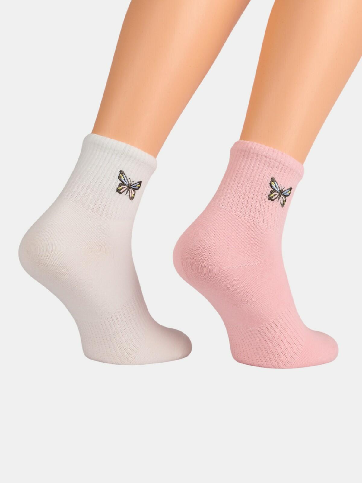 Skarpety z haftem 2-pak 35/38
