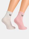 Skarpety z haftem 2-pak 39/41