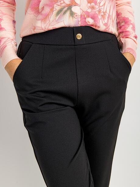 Spodnie z domieszką wiskozy