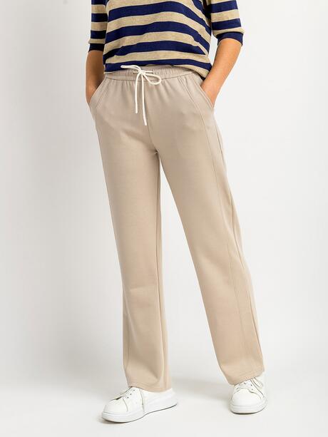 Spodnie z domieszką wiskozy