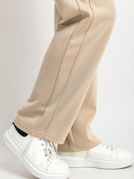 Spodnie z domieszką wiskozy