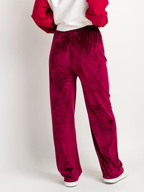 Spodnie welurowe