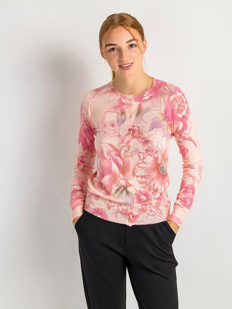 Sweter z domieszką wiskozy