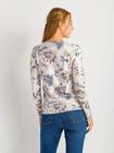 Sweter z kwiatowym wzorem