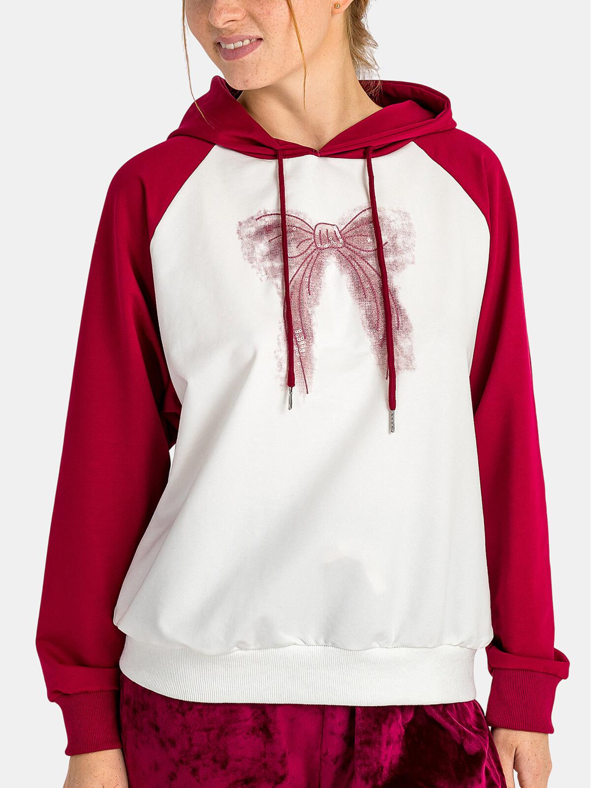 Bluza bawełniana z kapturem