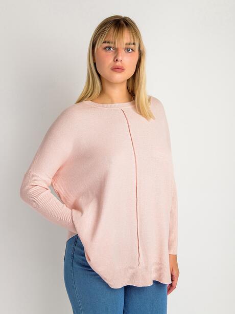 Sweter z domieszką wiskozy