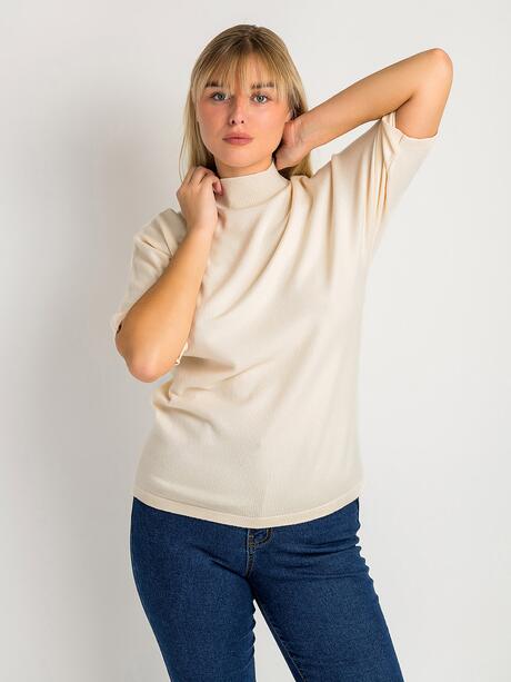 Sweter z domieszką wiskozy