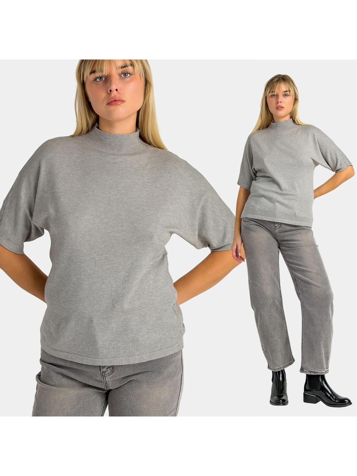 Sweter z domieszką wiskozy