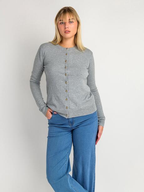 Zapinany sweter z wiskozą