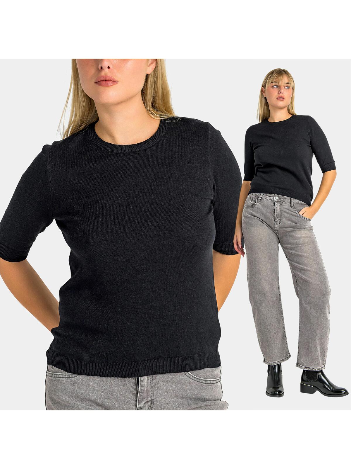 Sweter z domieszką wiskozy