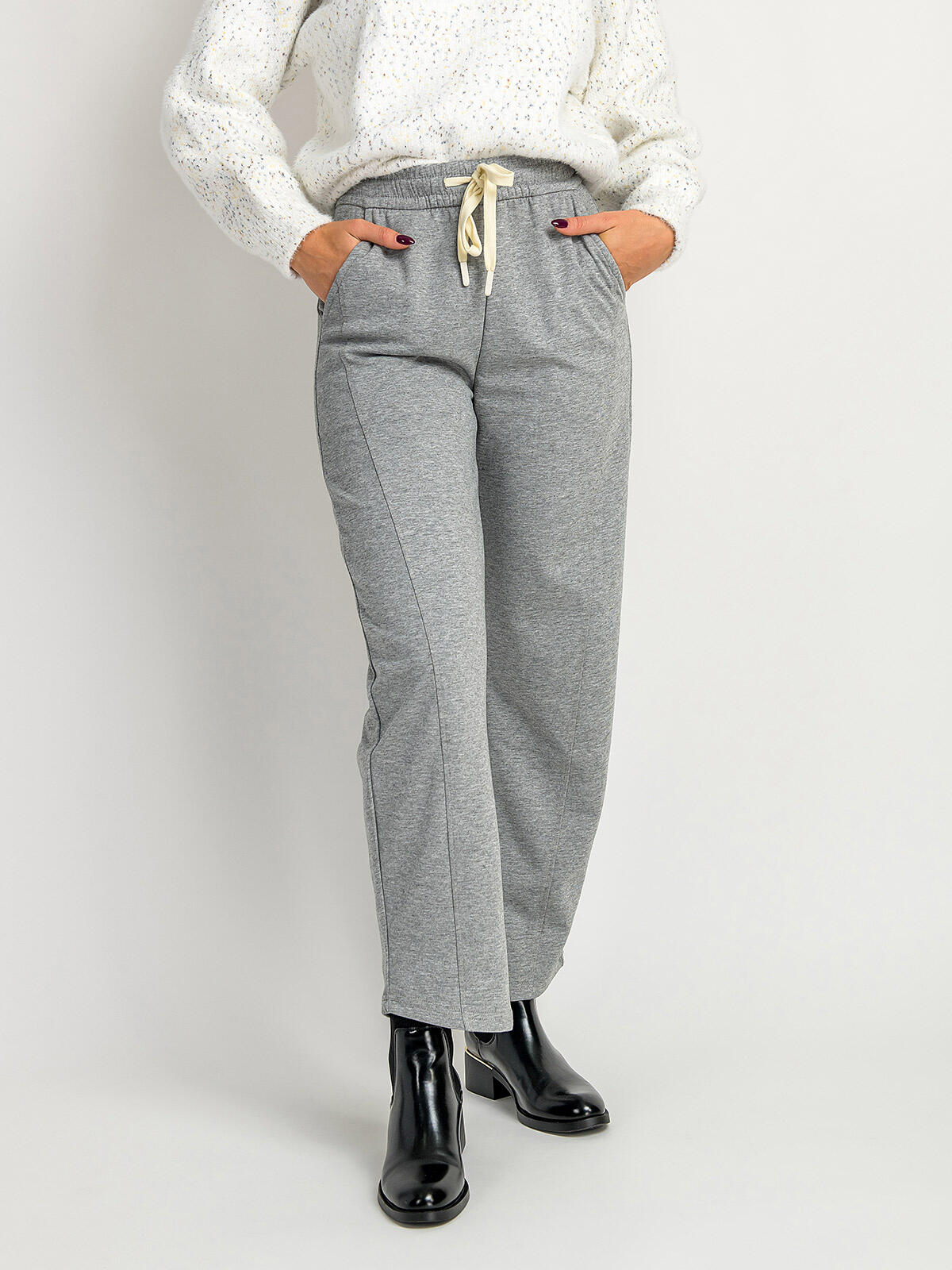 Spodnie z domieszką bawełny