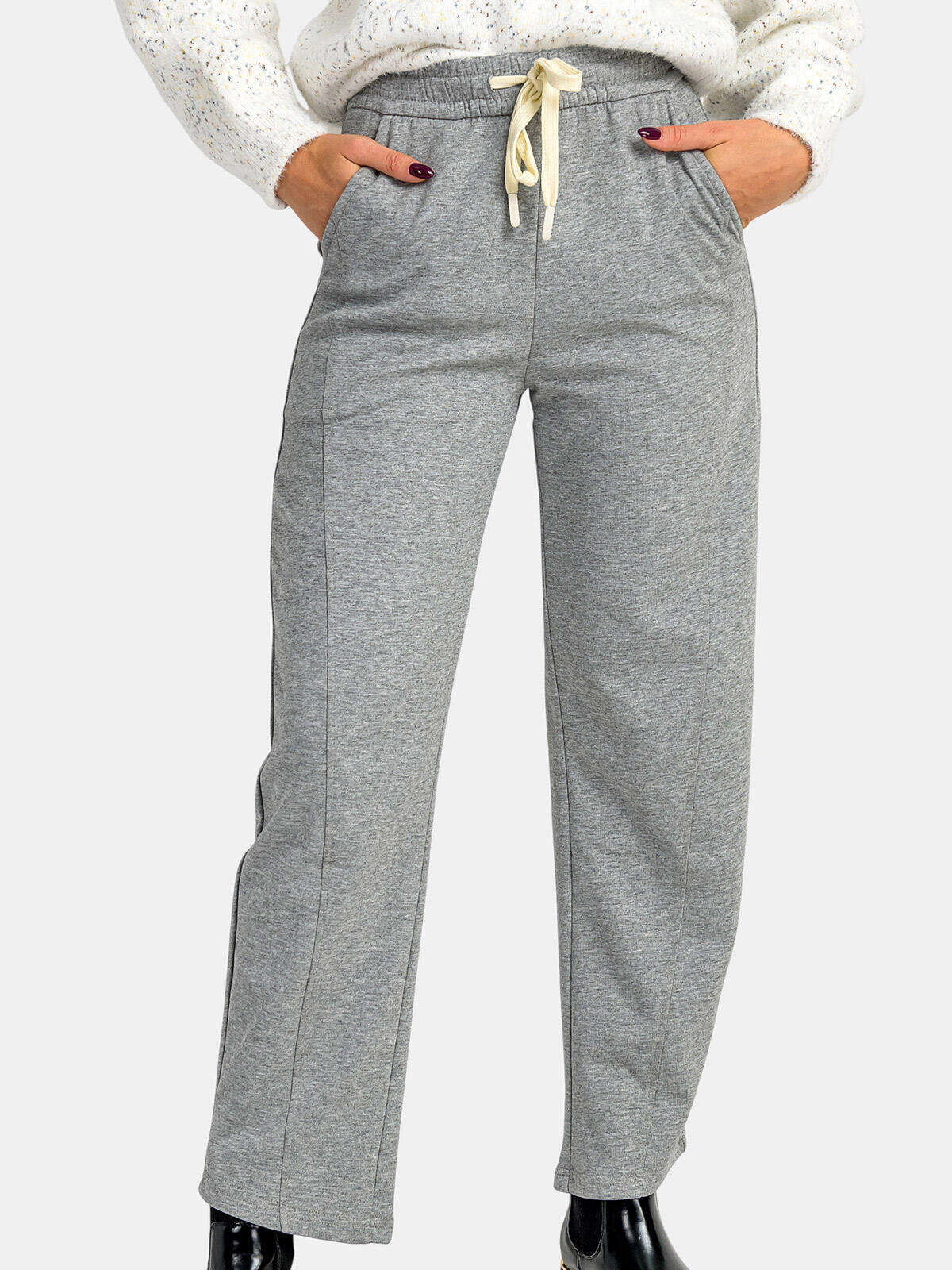 Spodnie z domieszką bawełny