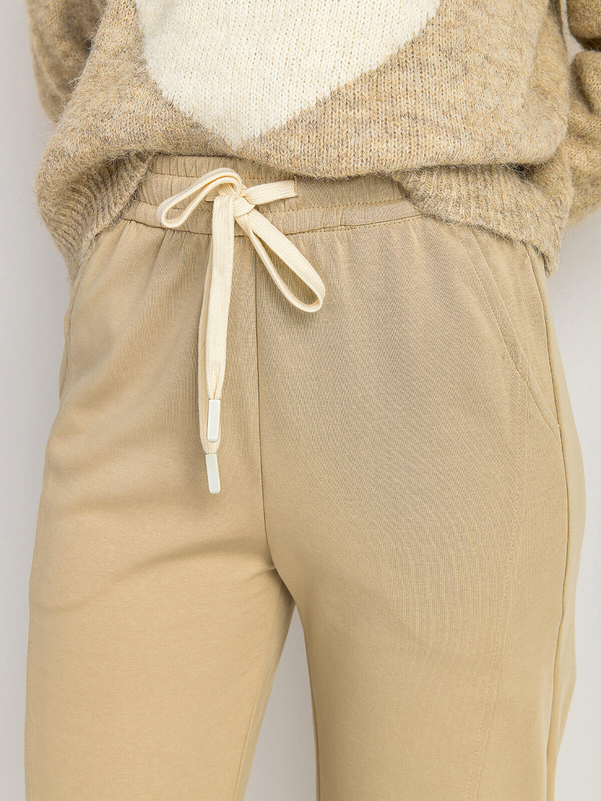 Spodnie z domieszką bawełny