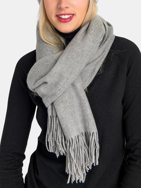 Szalik z domieszką bawełny