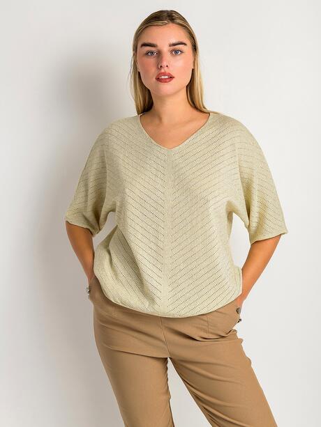 Bluzka w ażurowym splocie