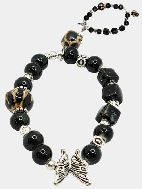 Bransoletka z motylkiem