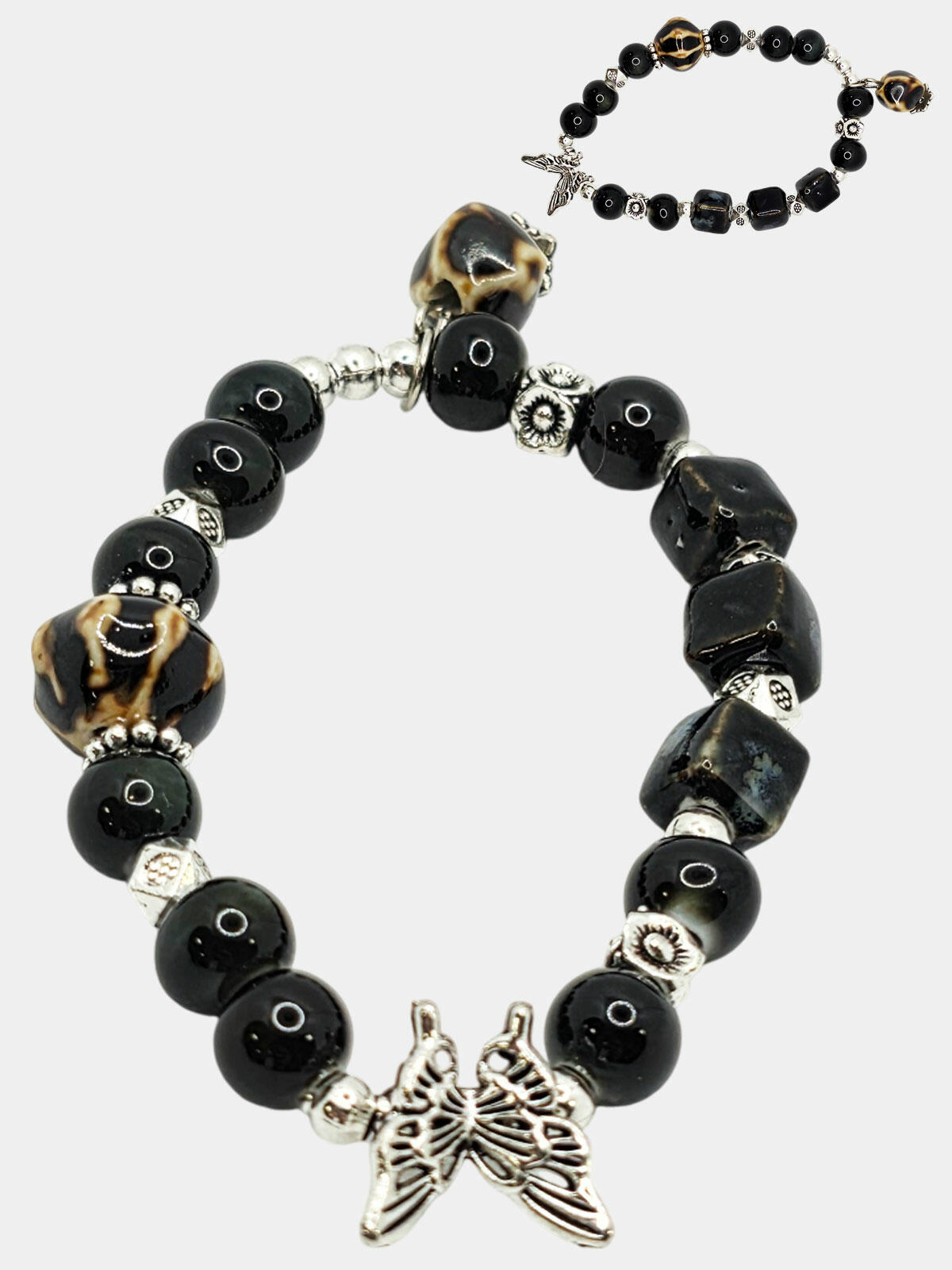 Bransoletka z motylkiem