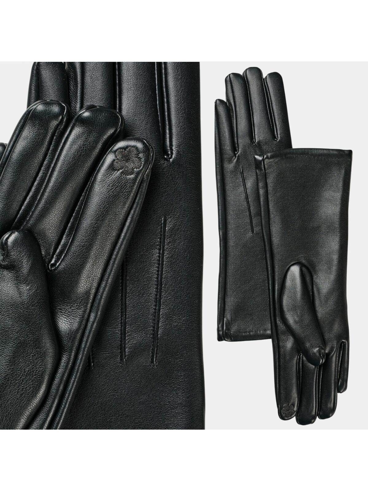 Rękawiczki z imitacji skóry