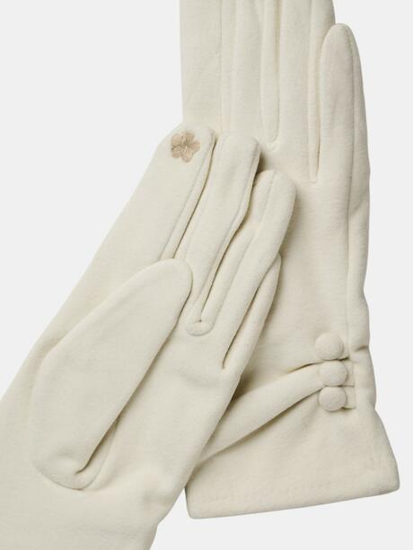 Rękawiczki z ozdobnym akcentem
