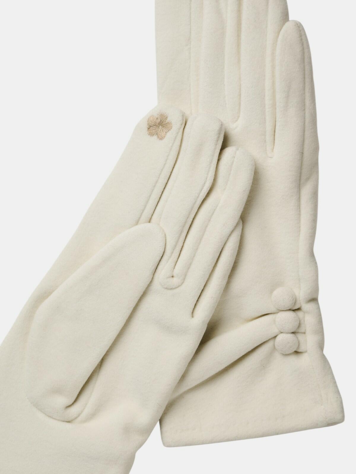 Rękawiczki z ozdobnym akcentem