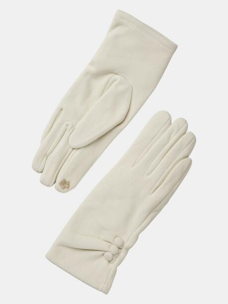 Rękawiczki z ozdobnym akcentem