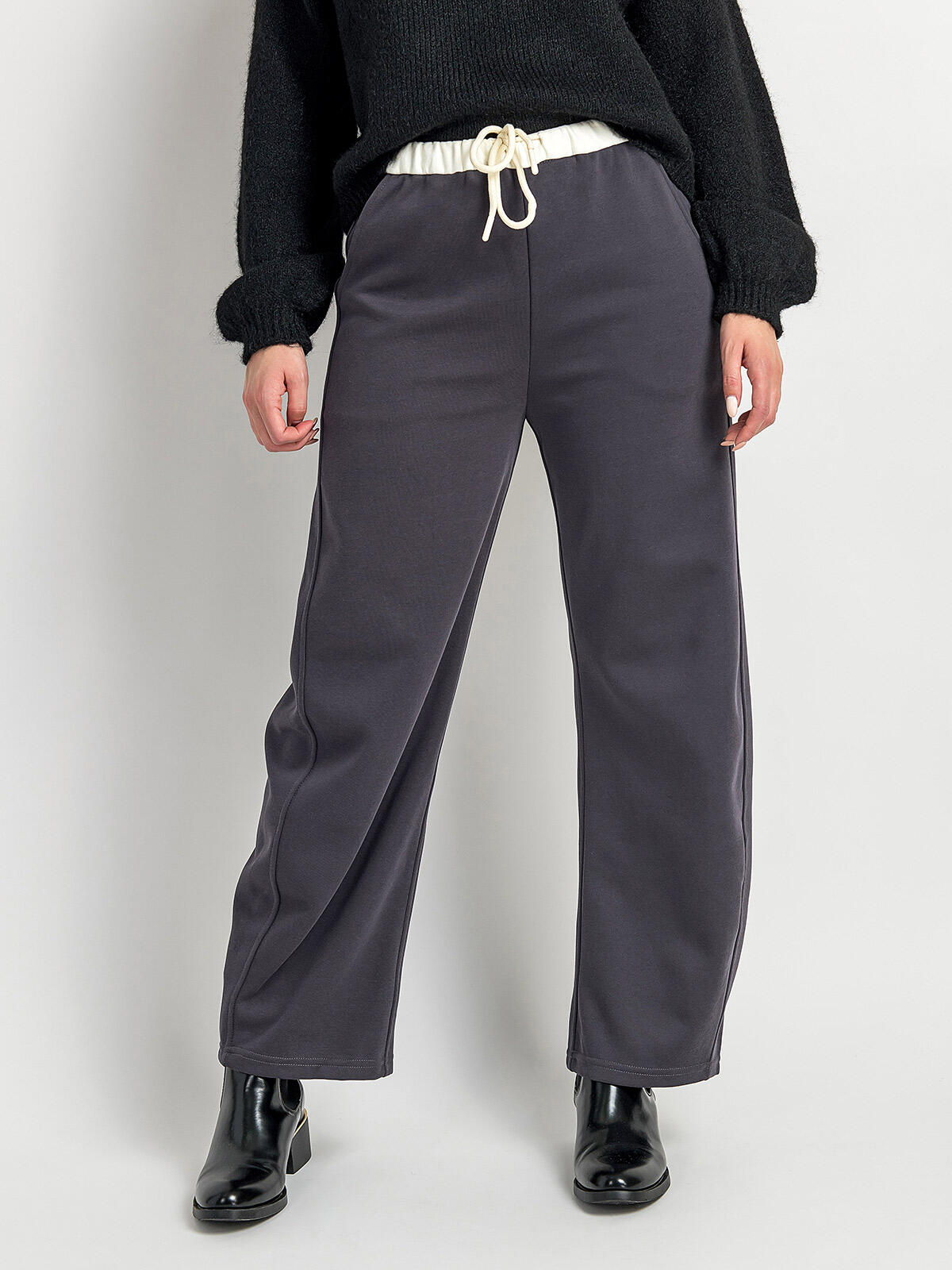 Spodnie z domieszką bawełny