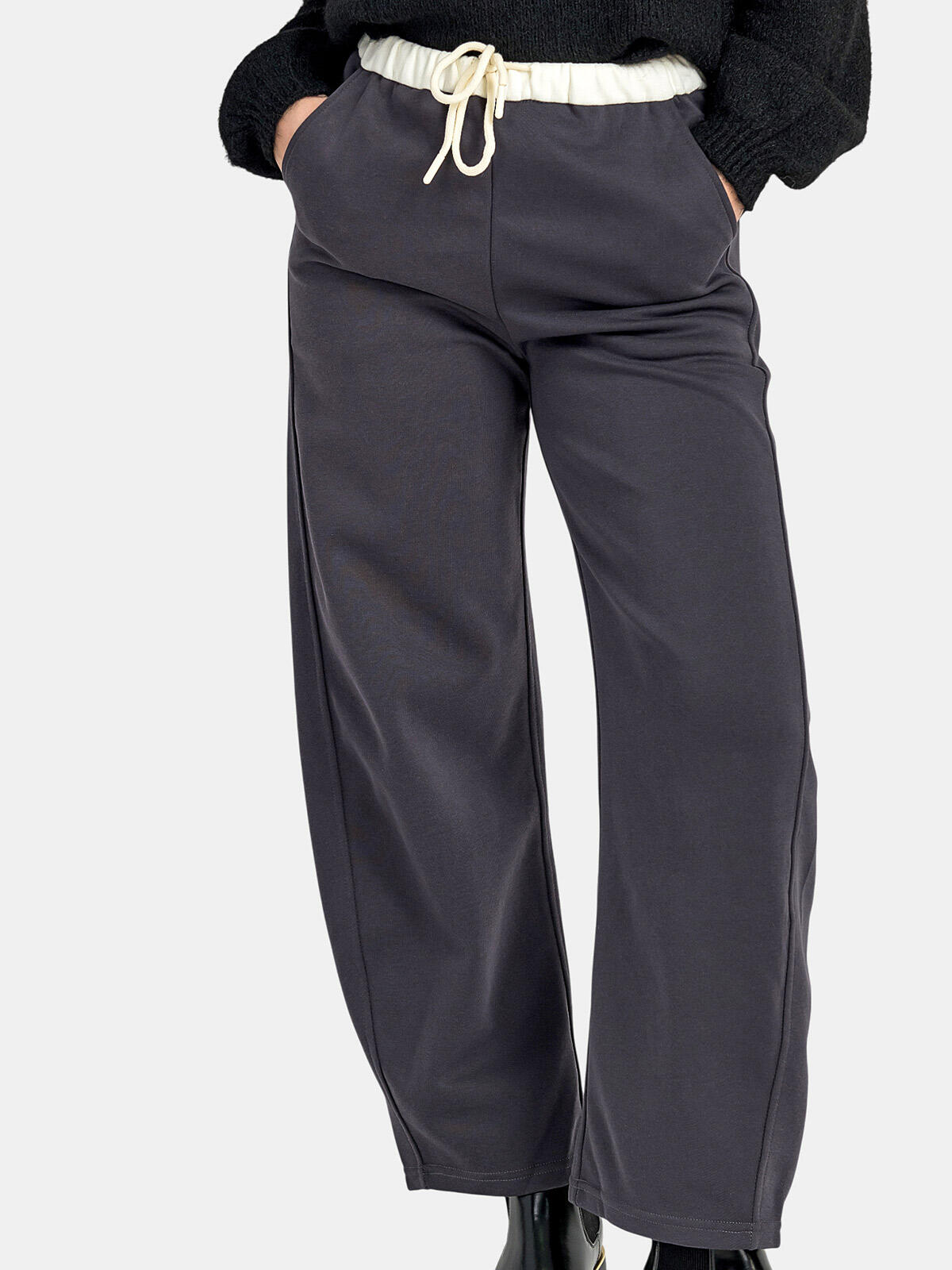 Spodnie z domieszką bawełny