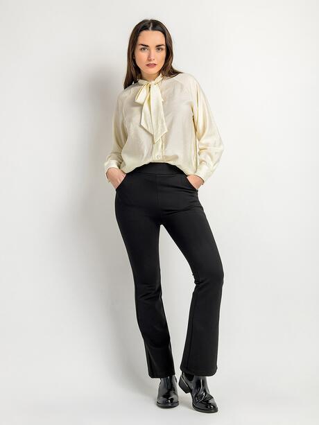 Eleganckie spodnie z bawełną