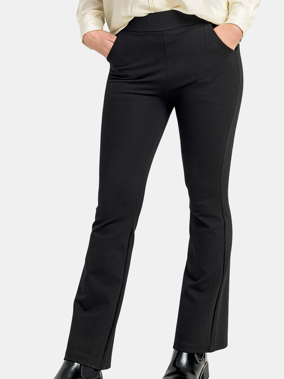 Eleganckie spodnie z bawełną