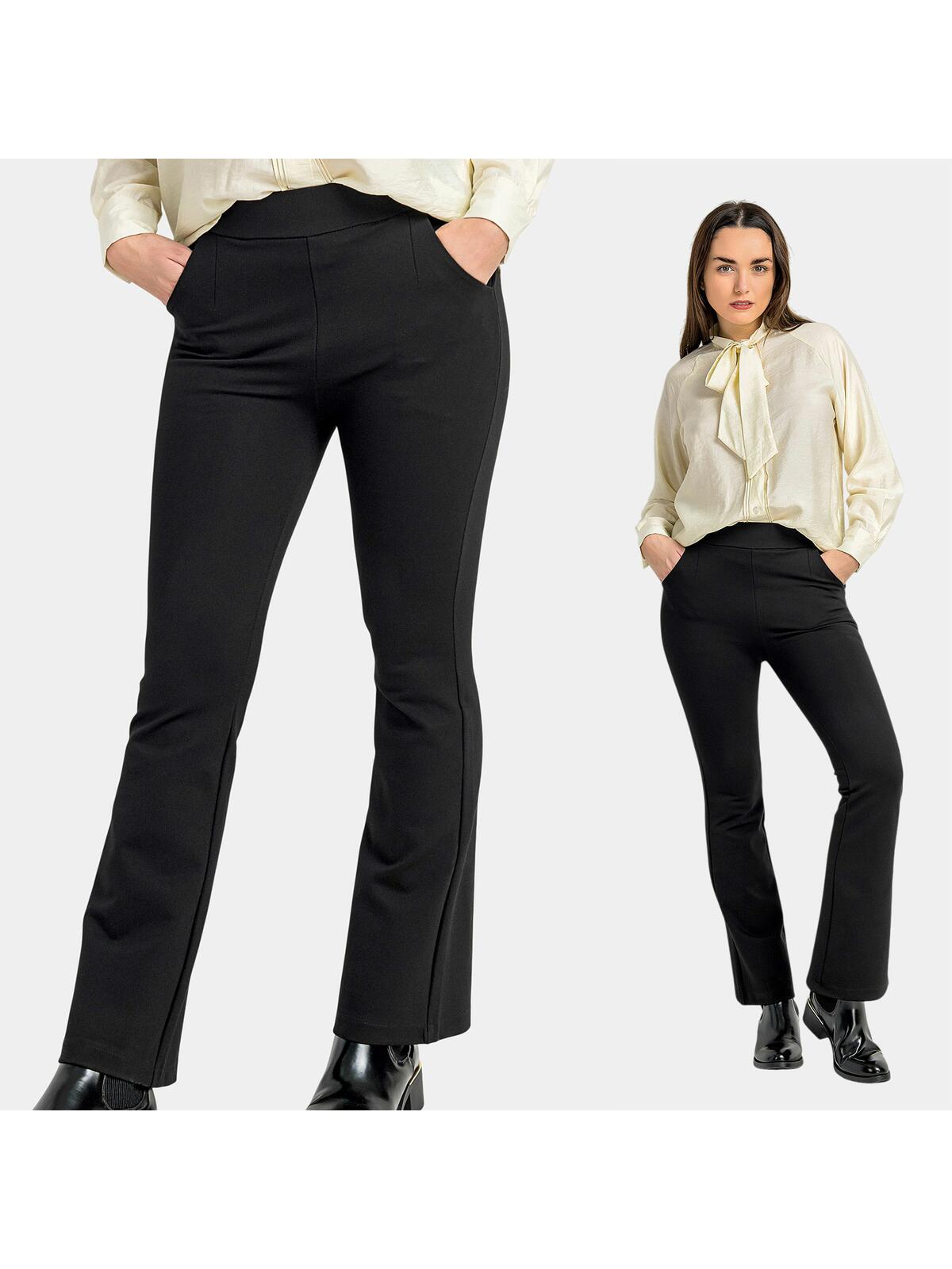 Eleganckie spodnie z bawełną