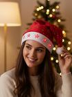 Czapka świąteczna świecąca