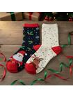Świąteczne skarpetki 2-pak 35-38