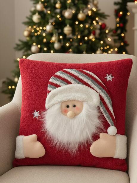 Poszewka na poduszkę z Mikołajem