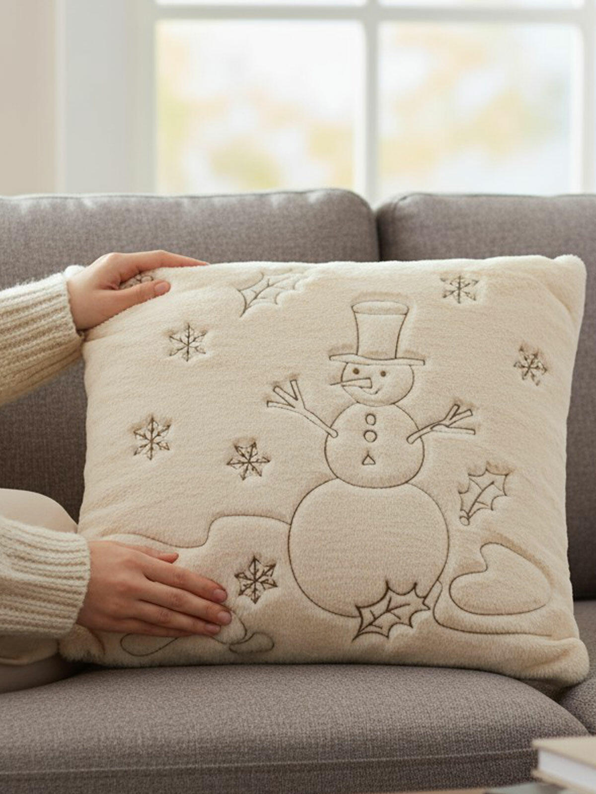 Poszewka z zimowym motywem