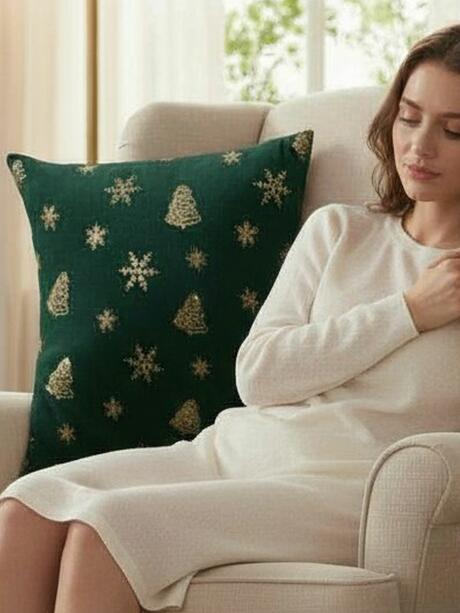 Poszewka ze świątecznym motywem