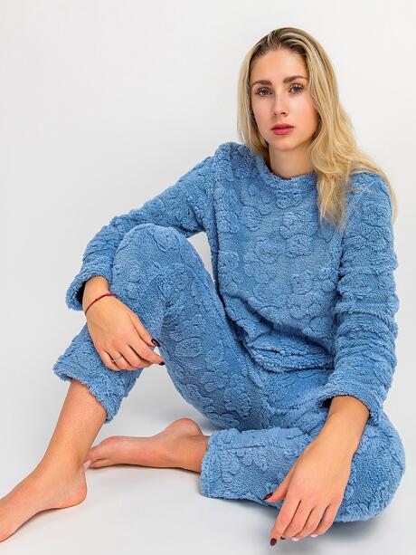 Ciepła piżama dwuczęściowa