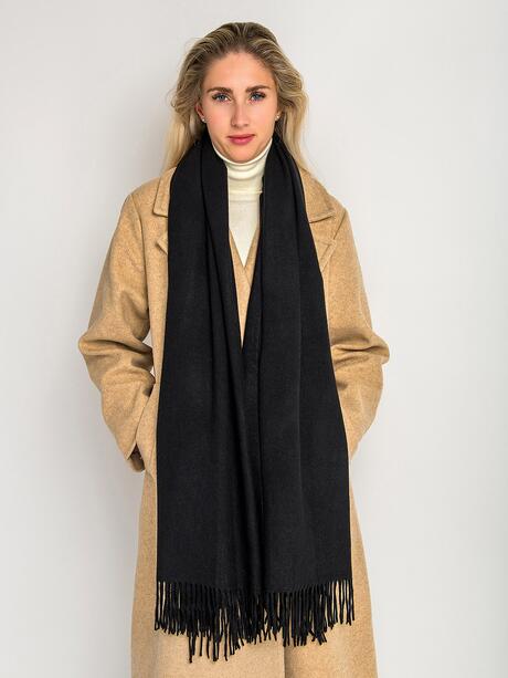 Szalik z domieszką bawełny