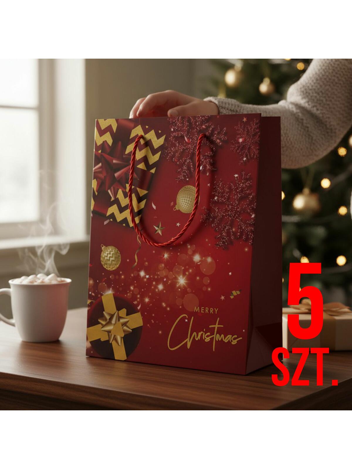 Torba prezentowa świąteczna 5-pak w1